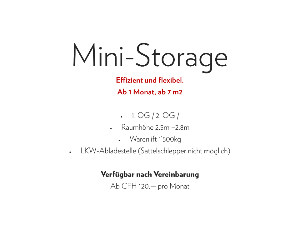 Detail Mini-Storage